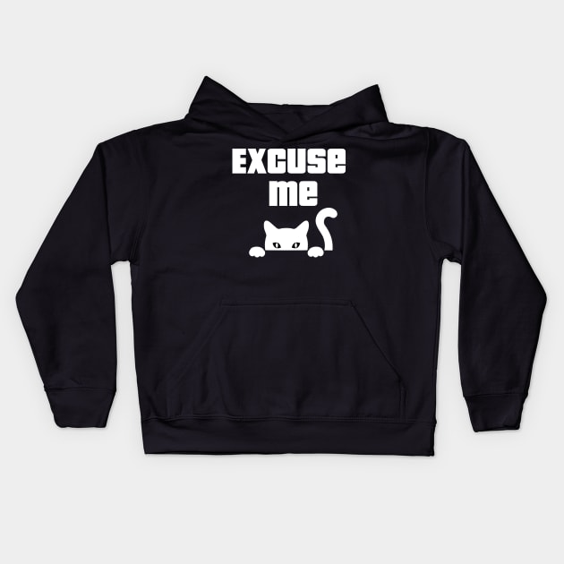 Excuse Me Kids Hoodie by Smallcake Designs